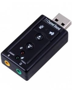 Ewent EW3762 cambiador de género para cable USB audio-in audio-out Negro