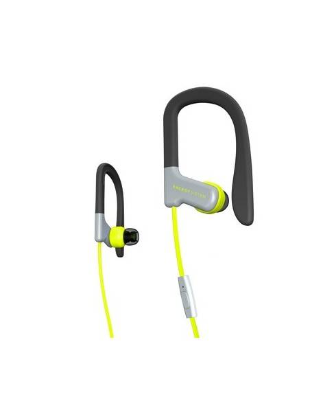 Energy Sistem 429356 auricular y casco Auriculares gancho de oreja, Dentro de oído Conector de 3,5 mm Amarillo