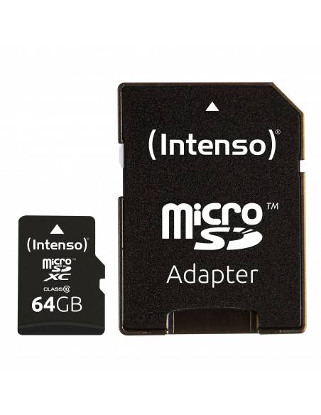 Intenso 64GB MicroSDHC memoria flash MicroSDXC Clase 10