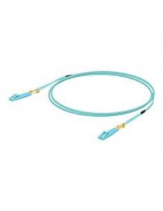 Ubiquiti Networks UniFi ODN 3m cable de fibra optica LC OM3 Color aguamarina