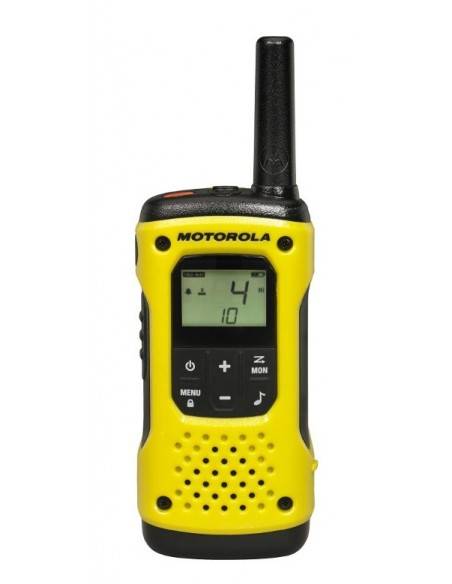 Motorola TLKR T92 H2O two-way radios 8 canales Negro, Amarillo