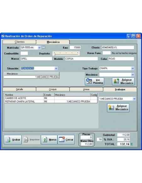 Solinsur SOFTWARE AUTOSOF PRO LICENCIA ELECTRONICA GESTION TALLERES