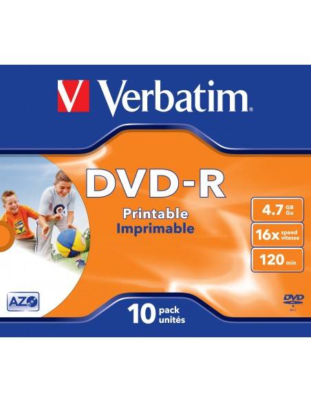 Verbatim 43521 DVD en blanco 4,7 GB DVD-R 10 pieza(s)