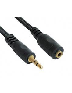 Lindy Audio Extension Cable, 5m cable de audio 3,5mm Negro