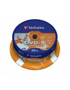 Verbatim 43538 DVD en blanco 4,7 GB DVD-R 25 pieza(s)