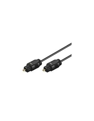 Goobay AVK 216-200 2.0m cable de fibra optica 2 m toslink Negro
