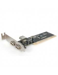 StarTech.com Adaptador Tarjeta PCI USB 2.0 de Alta Velocidad 3 Puertos Perfil Bajo Low Profile