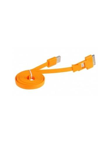 3GO C118 cable USB USB A Micro-USB B Naranja