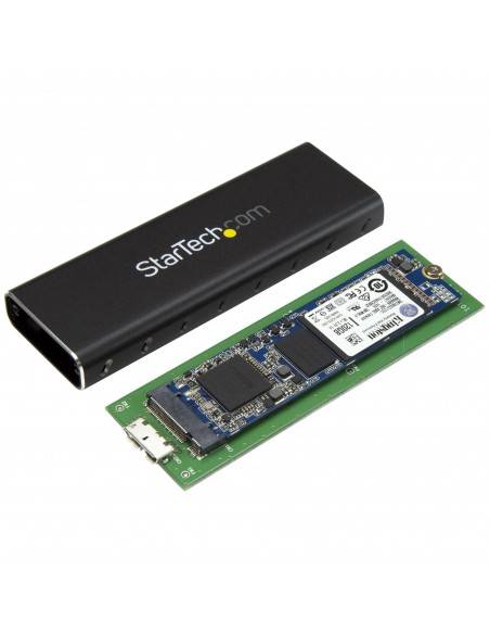 StarTech.com Adaptador SSD M.2 a USB 3.0 UASP con Carcasa Protectora - Conversor NGFF de Unidad SSD