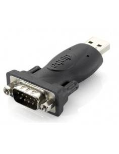 Equip 133382 cambiador de género para cable USB A RS-232 Negro