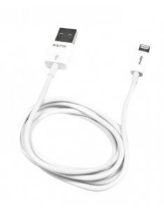 Approx appC32 cable USB 1 m USB A Micro-USB B Lightning Blanco