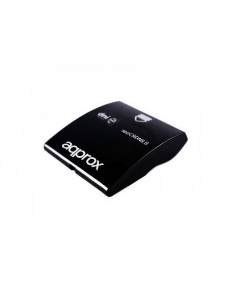 Approx appCRDNILxV2 lector de tarjeta inteligente Interior USB 2.0 Negro