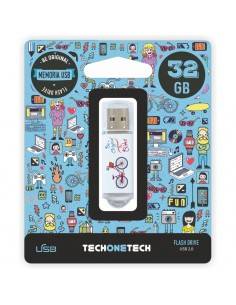 TECH1TECH TEC4005-32 unidad flash USB 32 GB USB tipo A 2.0 Multicolor