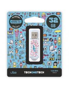 TECH1TECH TEC4003-32 unidad flash USB 32 GB USB tipo A 2.0 Multicolor