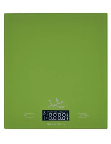JATA Mod. 729V Verde Encimera Rectángulo Báscula electrónica de cocina