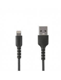 StarTech.com Cable Resistente USB-A a Lightning de 1 m Negro - Cable de Alimentación y Sincronización USB Tipo A a Lightning