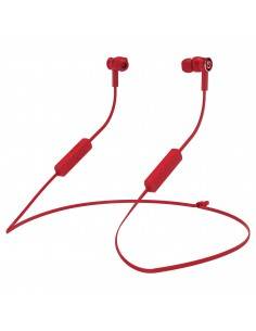 Hiditec AKEN Auriculares Dentro de oído, Banda para cuello Bluetooth Rojo
