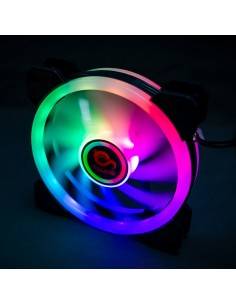 TALIUS Ventilador caja RGB Iris Spectrum 16Led 12cm (compatible sólo con caja Tal-Cronos)