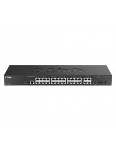 D-Link DGS-2000-28 switch Gestionado L2 L3 Gigabit Ethernet (10 100 1000) 1U Negro