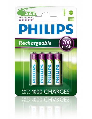 Philips Rechargeables Batería R03B4A70 10