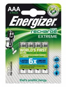 Energizer Accu Recharge Extreme 800 AAA BP4 Batería recargable Níquel-metal hidruro (NiMH)
