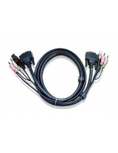 Aten Cable KVM DVI-D single link USB de 3 m
