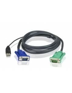 Aten Cable KVM USB con SPHD 3 en 1 de 1,8 m