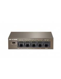 IP-COM Networks F1105P-4-63W switch No administrado Fast Ethernet (10 100) Energía sobre Ethernet (PoE) Negro