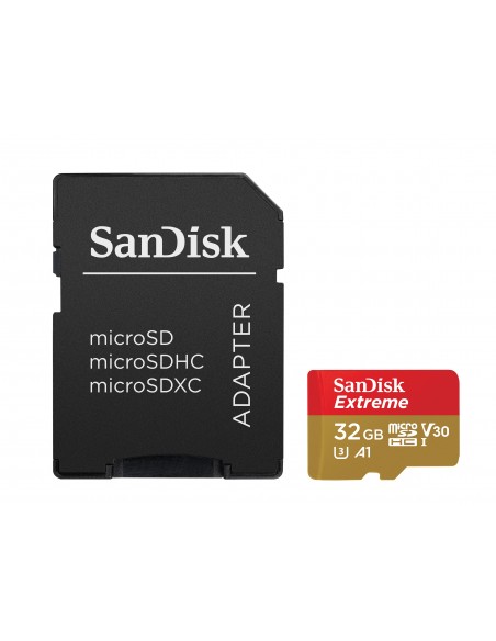 SanDisk Extreme memoria flash 32 GB MicroSDHC UHS-I Clase 10