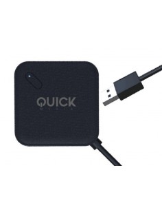 Quick Media QMH304PB hub de interfaz USB 3.2 Gen 1 (3.1 Gen 1) Type-A 5000 Mbit s Negro