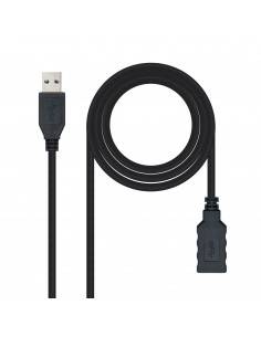 Nanocable CABLE USB 3.0, TIPO A M-A H, NEGRO, 2.0 M
