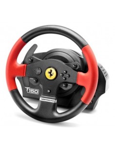 Thrustmaster T150 Ferrari Wheel Force Feedback Negro, Rojo USB Volante + Pedales PC, PlayStation 4, Playstation 3