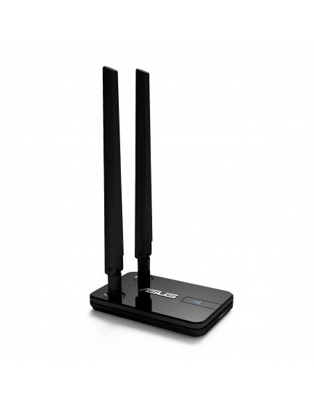 ASUS USB-AC58 router inalámbrico Doble banda (2,4 GHz   5 GHz) Negro