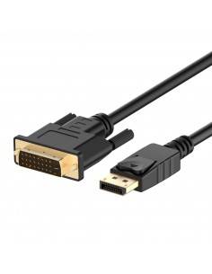 Ewent EC1440 adaptador de cable de vídeo 1 m DisplayPort DVI-D Negro