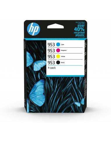 HP Paquete de 4 cartuchos de tinta Original 953 negro cian magenta amarillo