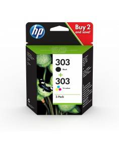 HP Paquete de 2 cartuchos de tinta Original 303 negro tricolor