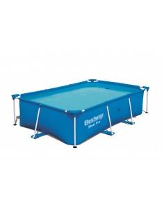 Bestway Steel Pro 56403 piscina sobre suelo Piscina con anillo hinchable Rectangular 2300 L Azul