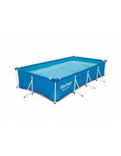 Bestway Steel Pro 56405 piscina sobre suelo Piscina con anillo hinchable Rectangular 5700 L Azul
