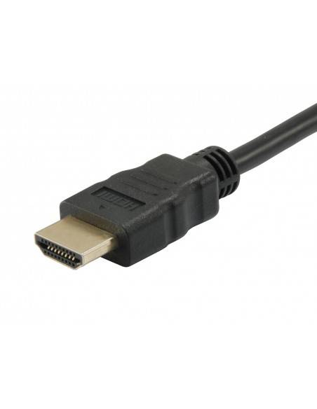 Equip 119323 adaptador de cable de vídeo 3 m HDMI DVI-D Negro