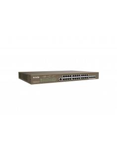 Tenda TEG5328P-24-410W Gestionado L3 Gigabit Ethernet (10 100 1000) Energía sobre Ethernet (PoE) 1U Gris