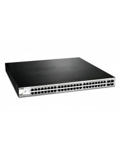 D-Link DGS-1210-52MP switch Gestionado L2 Gigabit Ethernet (10 100 1000) Energía sobre Ethernet (PoE) 1U Negro
