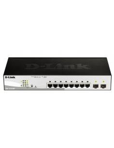 D-Link DGS-1210-08P switch L2 Gigabit Ethernet (10 100 1000) Energía sobre Ethernet (PoE) Negro