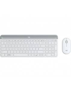 Logitech Slim Wireless Combo MK470 teclado RF inalámbrico Español Blanco