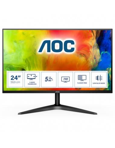 AOC B1 24B1H pantalla para PC 61 cm (24") 1920 x 1080 Pixeles Full HD LED Negro