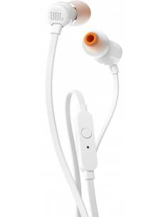 JBL T110 Auriculares Dentro de oído Conector de 3,5 mm Blanco