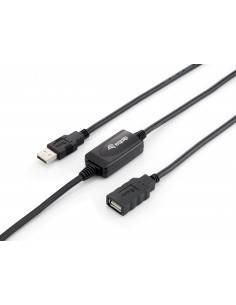 Equip 133310 cable USB 10 m USB 2.0 USB A Negro