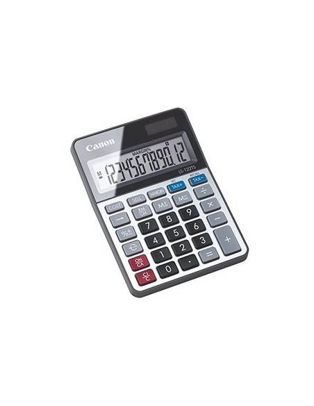 Canon LS-122TS calculadora Escritorio Pantalla de calculadora Gris