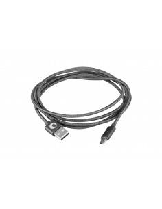 SilverHT Cable MicroUSB Smart Led Luxury Edition 1,5m - Gris oscuro
