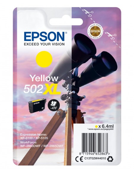 Epson Singlepack Yellow 502XL Ink