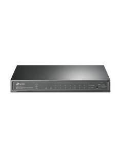 TP-LINK T1500G-10PS(TL-SG2210P) Gestionado L2 L4 Gigabit Ethernet (10 100 1000) Energía sobre Ethernet (PoE) Negro